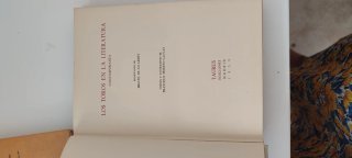 Libro sobre toros en la literatura