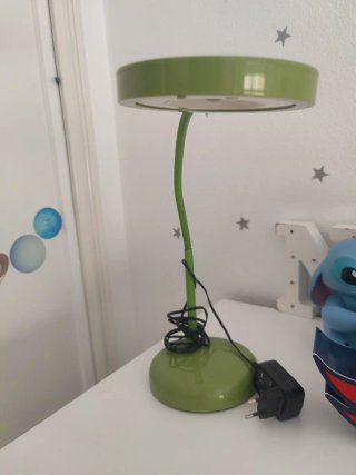 Flexo de escritorio verde