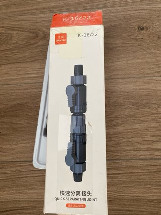 Qanvee K-16/22 Conector Rápido Acuario