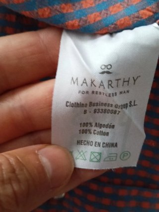 Camisa Makarthy Talla M