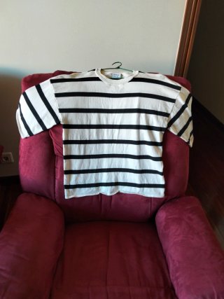 Conjunto Rayas Blanco y Negro