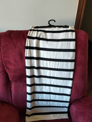 Conjunto Rayas Blanco y Negro