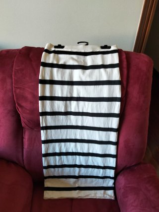 Conjunto Rayas Blanco y Negro