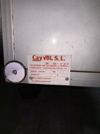 Remolque CAY 1310 Galvanizado,muy buen estado