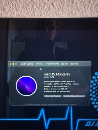 MacBook Pro 15 Apple Argento
