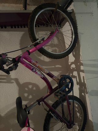 Bicicleta infantil rosa