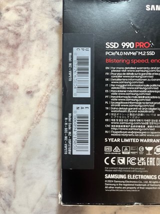 SSD Samsung 990 PRO 2TB PCIe 4.0 NVMe 7450Mb/s