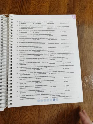 Fundamentos de cosmetología ejercicios