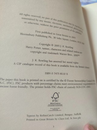 Harry Potter and the Half-blood Prince