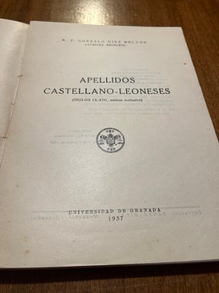 Apellidos Castellano Leoneses (IX-XIII)