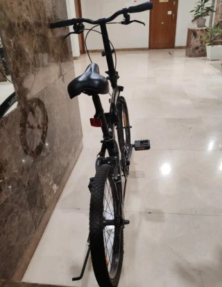 Pack de 2 Bicis plegable Decathlon negra sin march