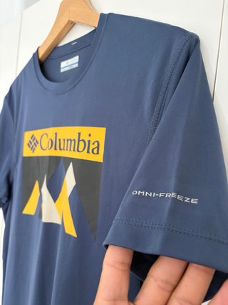 Maglietta tecnica da escursionismo Columbia Blu