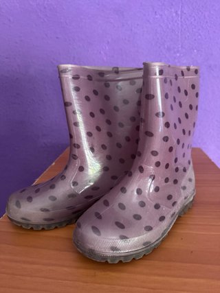 Botas de agua niña talla 32