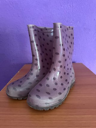 Botas de agua niña talla 32