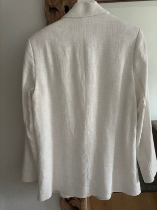Americana Zara Blanca Lino