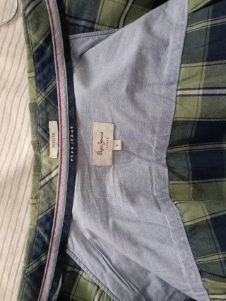 Camisa Pepe Jeans Talla M Cuadros