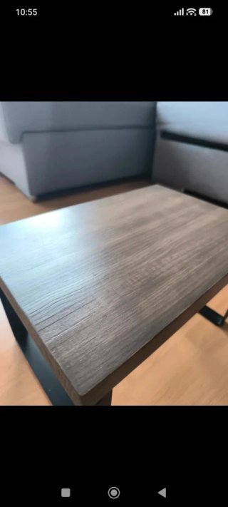 Banquito Madera y Metal 27x20x24cm