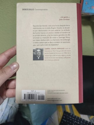Libro Crónica de una muerte anunciada