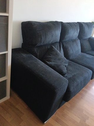 Sofá cama negro