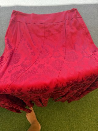Traje fiesta Tintoretto Talla 42 Rojo.