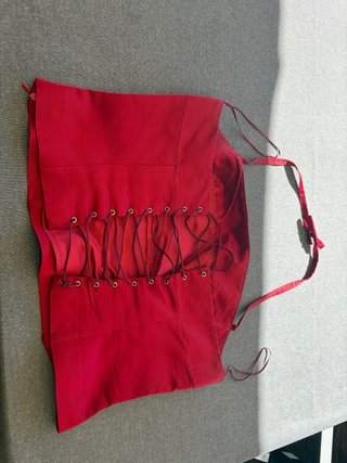 Traje fiesta Tintoretto Talla 42 Rojo.