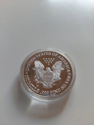 Moneda de Plata Americana .999
