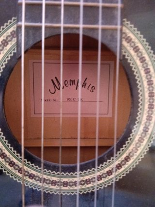Guitarra Memphis Negra