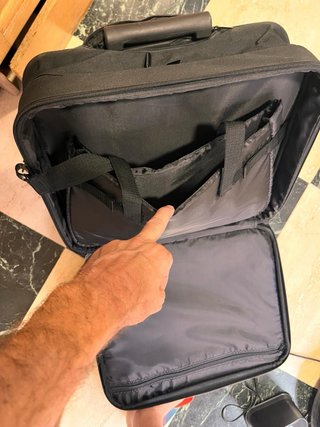 Maletín ejecutivo de viaje negro