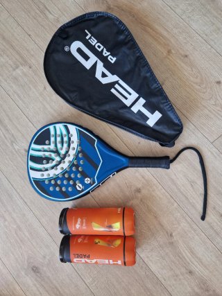 Pala Padel Artengo + Funda Head + 6 Pelotas