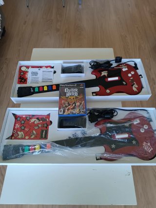 Guitar Hero Aerosmith PS2 con 2 guitarras