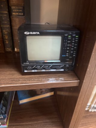 Televisor Elekta Antiguo Blanco y Negro