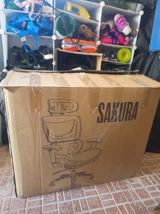 Silla Oficina Ergonómica Sakura Negra