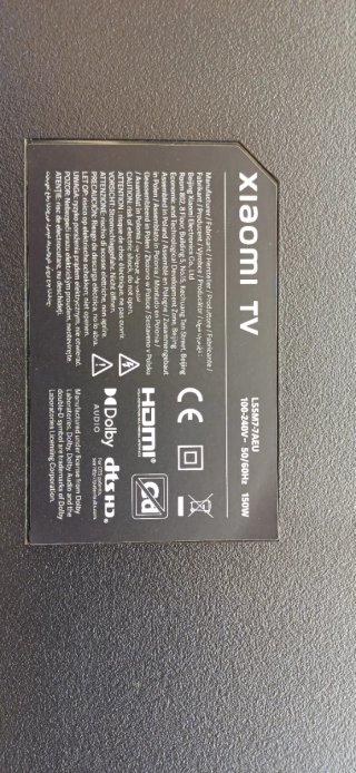 Despiece TV Xiaomi L55M7-7AEU