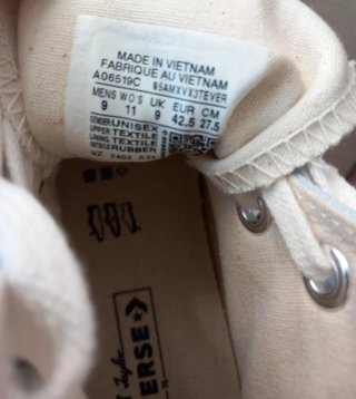Zapatillas Converse altas a estrenar Talla 42