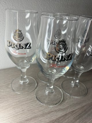 Set 5 Bicchieri Birra Prinz Brau Premium