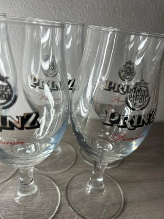 Set 5 Bicchieri Birra Prinz Brau Premium