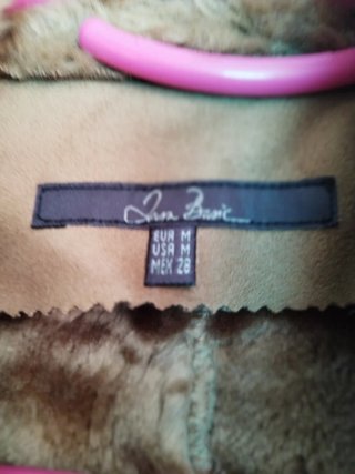 Chaquetón largo Zara marrón