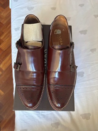 Zapatos Zendra Mujer Marrón y Rojo