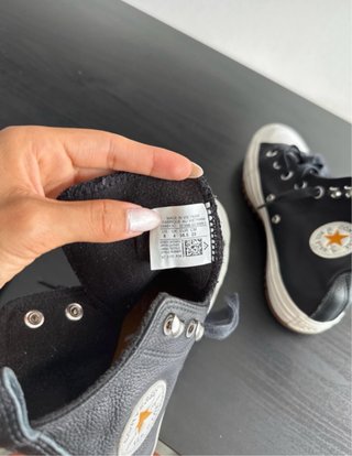 Zapatillas Converse Negras Mujer talla 36/5