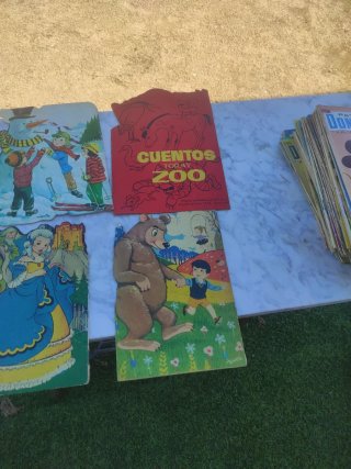 lote de cuentos antiguos troquelados años 60