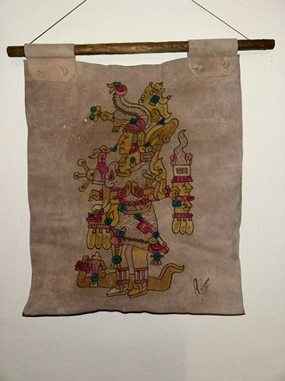Arazzi in pelle Messico vintage (4 pezzi)