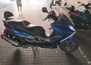 Moto Mitt GT125 Scooter Azul/Gris