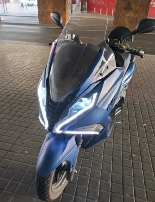 Moto Mitt GT125 Scooter Azul/Gris
