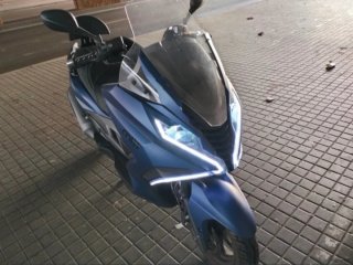 Moto Mitt GT125 Scooter Azul/Gris
