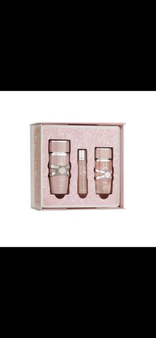 Perfume Lattafa Yara Mujer Rosa y Dorado