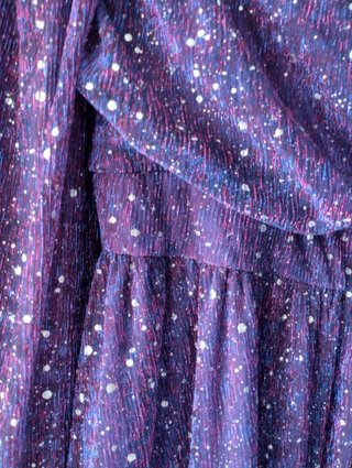 Vestido Shein brillo, estilo babydoll, fairycore