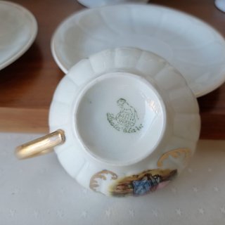 Juego de café vintage de porcelana