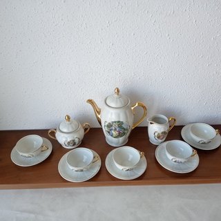 Juego de café vintage de porcelana
