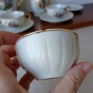 Juego de café vintage de porcelana