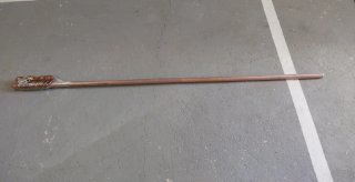 Barra Cortina Anillas Nueva 180cm